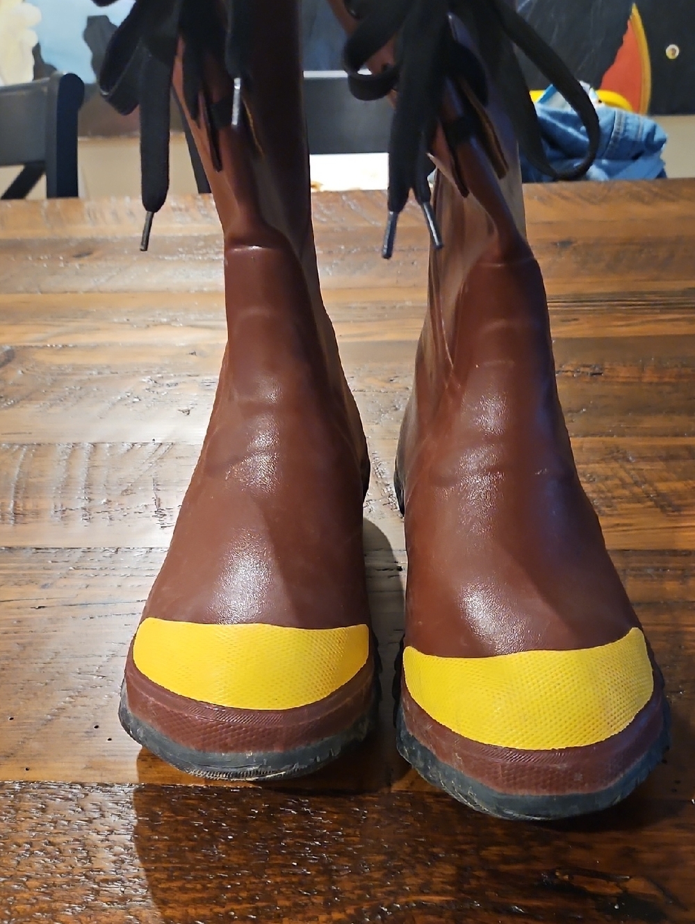 Vintage 70s Men's Brown tall Ranger By Honeywell Rubber Boots